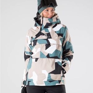 Brand New Montec Dune W Snowboard Jacket Women Atlantic Camo - Medium